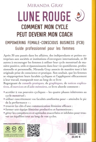 Lune Rouge. Comment mon cycle peut devenir mon coach. Empowering female-conscious business (FCB)