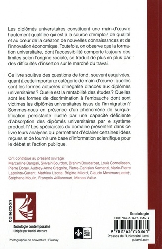 Les diplomes universitaires. Perspectives socioéconomiques