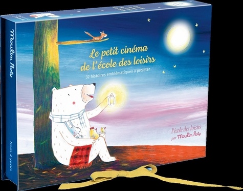Mireille d' Allancé et Jeanne Ashbé - Le petit cinéma de l'école des loisirs - Coffret avec 1 lampe et 32 histoires emblématiques à projeter.