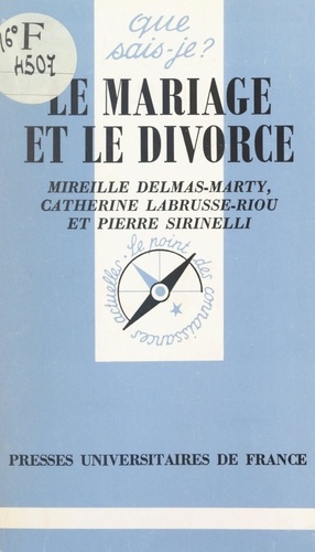 Le mariage et le divorce