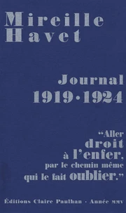 Journal 1919-1924