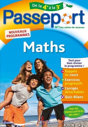 Passeport Maths de la 4e à la 3e