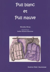 Pull blanc et pull mauve