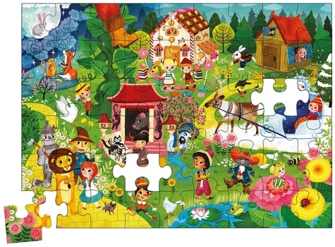 Mon puzzle des contes du monde. 54 pièces