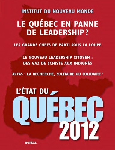 L'état du Québec  Edition 2012