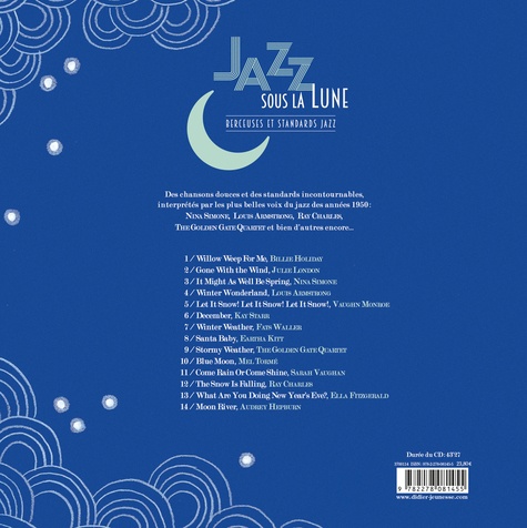 Jazz sous la lune. Berceuses et standards jazz  avec 1 CD audio