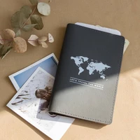 Porte passeport gris