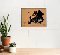 Woody Map l'Europe cadre noir