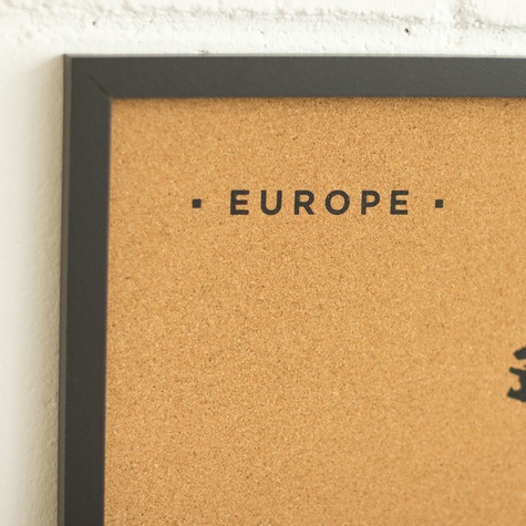 Woody Map l'Europe cadre noir