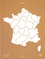 Woody Map L France blanc