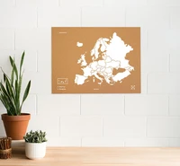 Woody Map XL Europe blanc
