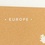 Woody Map XL Europe blanc