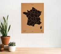  Miss Wood - Woody Map XL France noir.