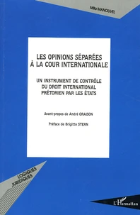 Les opinions séparées à la cour internationale