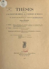 Étude théorique d'un principe nouveau de construction des machines électriques servant à résoudre les systèmes d'équations algébriques linéaires