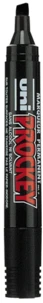 Marqueur prockey noir biseaute