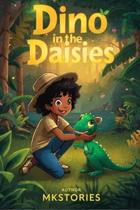 Dino in the Daisies