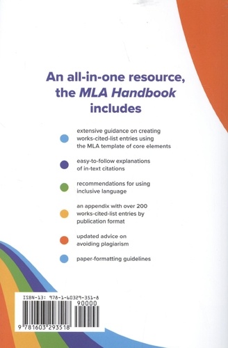 MLA Handbook 9th edition