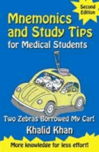 Mnemonics and Study Tips for Medical Students - Two Zebras Borrowed My Car.