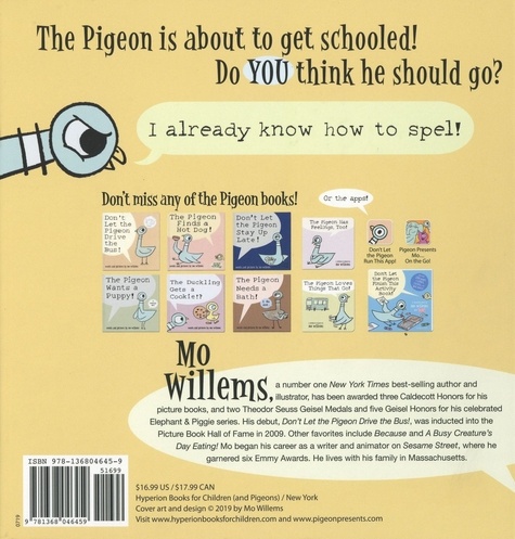 The Pigeon Has to Go to School!