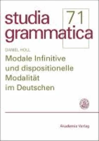 Modale Infinitive und dispositionelle Modalität im Deutschen