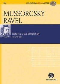 Modeste Moussorgski - Tableaux d'une exposition - Instrumentation de Maurice Ravel. orchestra. Partition d'étude..