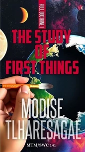 The Study Of First Things