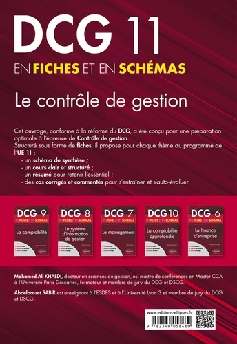 DCG 11 Le contrôle de gestion en fiches et en schémas