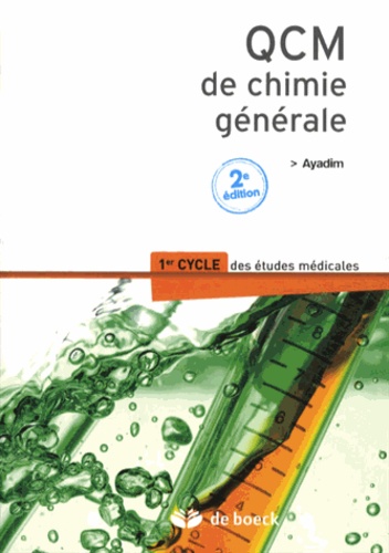 QCM de chimie générale 2e édition