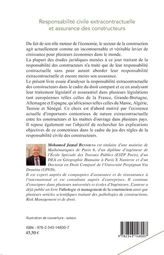 Responsabilité civile extracontractuelle et assurance des constructeurs. Droit comparé