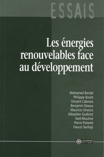 Mohamed Berdai - Les énergies renouvelables face au développement.