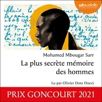 Mohamed Mbougar Sarr - La plus secrète mémoire des hommes.