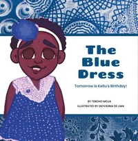 The blue dress