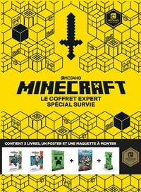  Mojang Studios et Stephanie Milton - Minecraft - Le coffret expert spécial survie - Avec un poster et une maquette à monter.