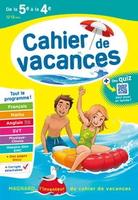 Cahier de vacances de la 5e à la 4e