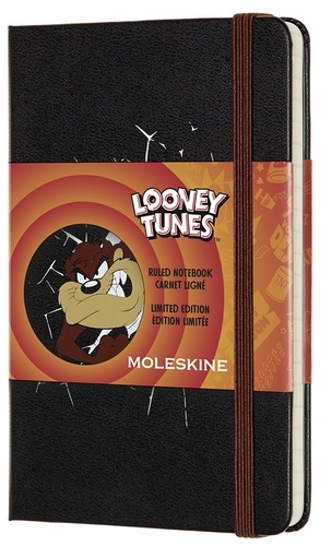  Moleskine - Carnet poche ligné Looney Tunes Taz.