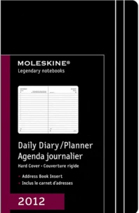 Agenda Moleskine 13*21 1 jour par page Noir