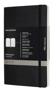 Moleskine pro notebook large soft black