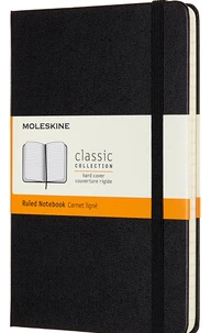 Notebook med rul blk hard