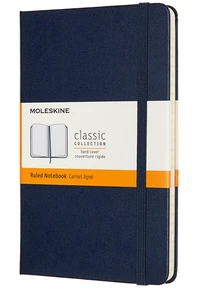 Notebook med rul sapphire blue hard