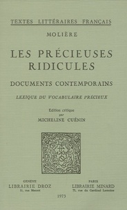  Molière et Micheline Cuénin - Les Précieuses ridicules - Documents contemporains, Lexique du vocabulaire précieux.