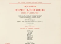 Encyclopédie des sciences mathématiques pures et appliquées