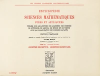 Encyclopédie des sciences mathématiques pures et appliquées