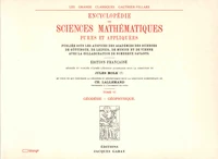 Encyclopédie des sciences mathématiques pures et appliquées
