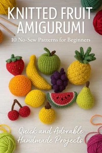 Knitted Fruit Amigurumi: 10 No-Sew Patterns for Beginners