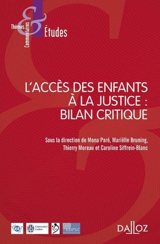 Mona Paré et Mariëlle Bruning - L'accès des enfants à la justice : bilan critique.