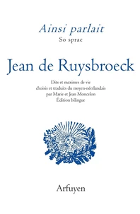 Ainsi parlait Jean de Ruysbroeck
