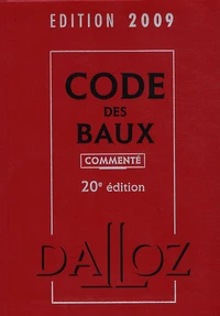 Code des baux 2009 commenté