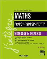 Maths Méthodes et Exercices PC/PC*-PSI/PSI*-PT/PT* - 5e éd.