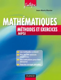 Méthodes et exercices mathématiques MPSI